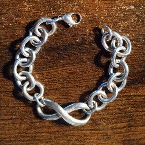 Tiffany sterling silver Infinity Bracelet